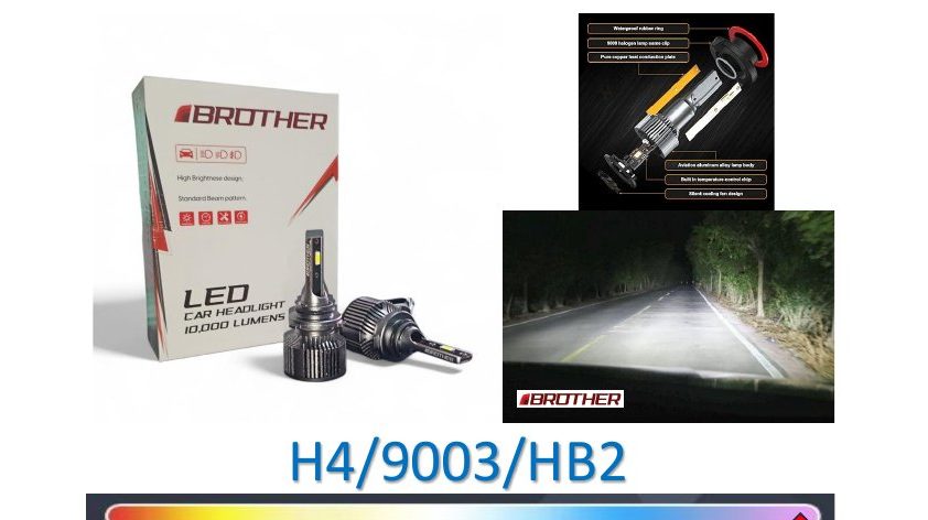 Bombilla LED A8 — H4/9003/HB2
