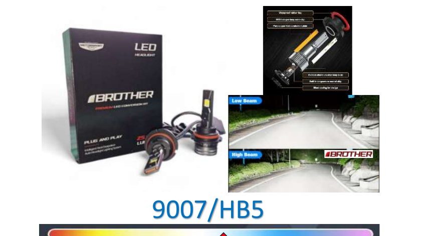 Bombilla LED V25 — 9007/HB5