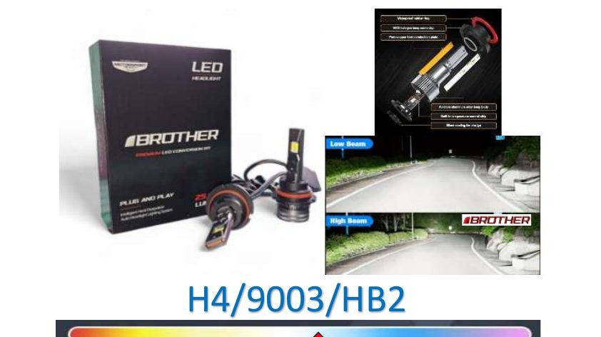 Bombilla LED V25 — H4/9003/HB2