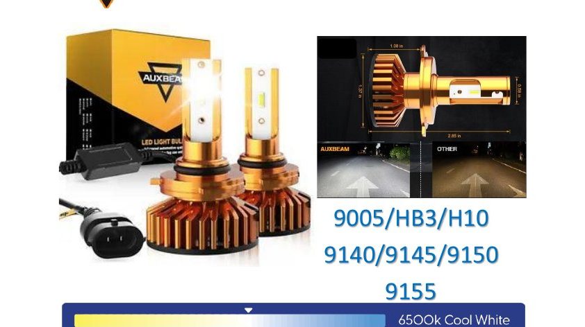 Bombilla LED F2 — 9005/HB3/H10