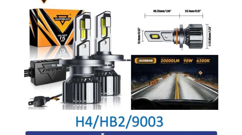 Bombilla LED F15 — H4/HB2/9003