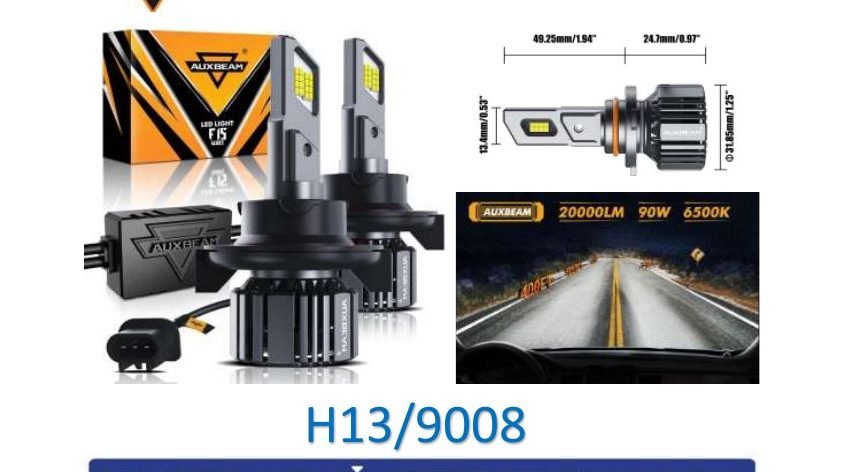 Bombilla LED F15 — H13/9008