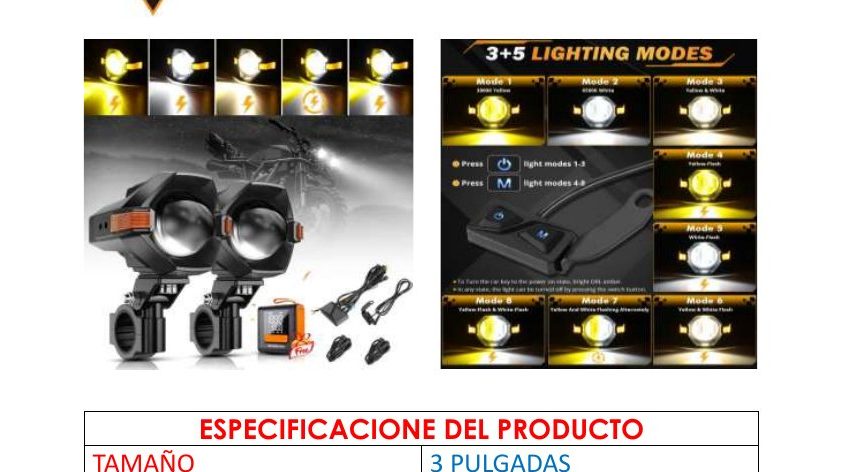 Proyectores LED 3”