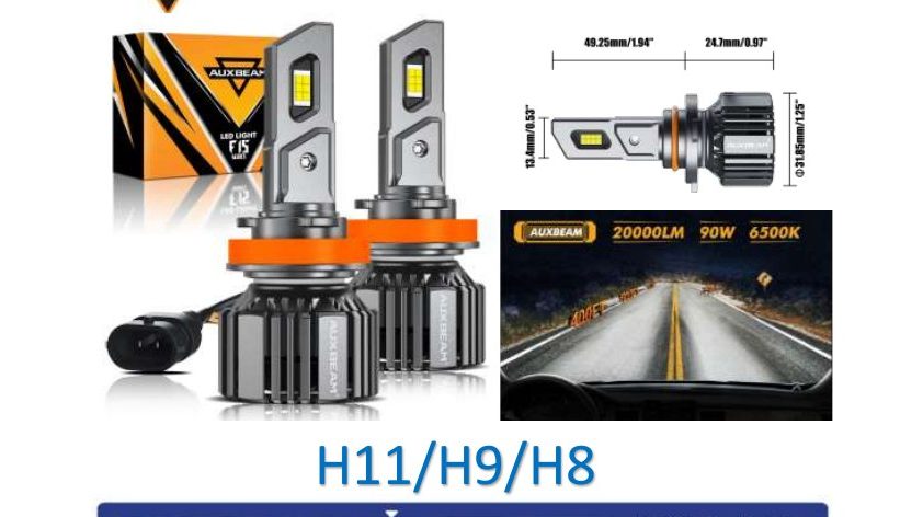 Bombilla LED F15 — H11/H9/H8