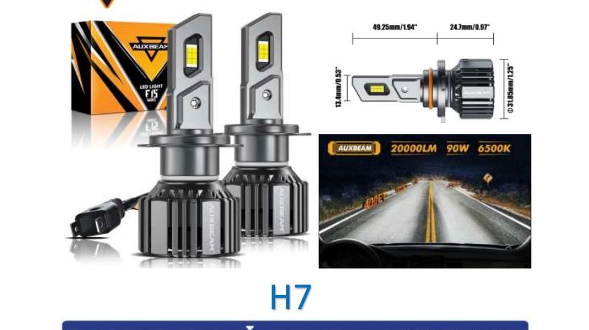 Bombilla LED F15 — H7