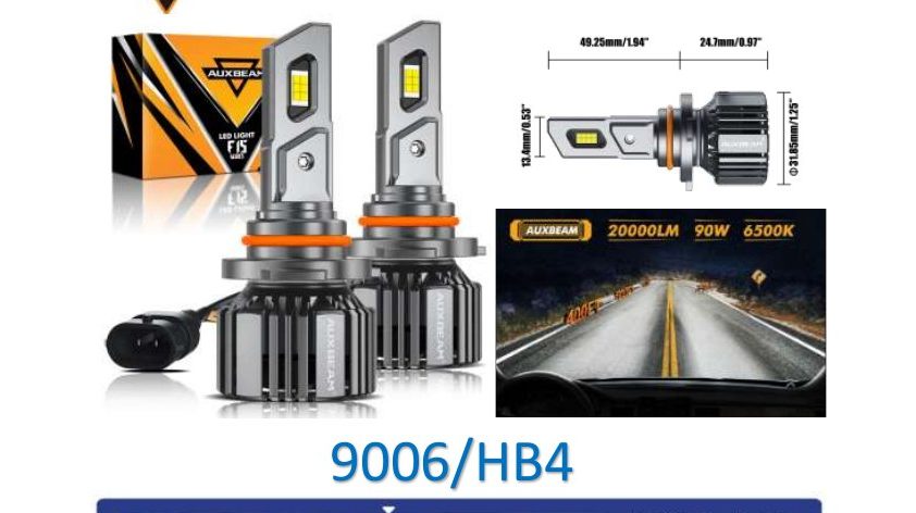 Bombilla LED F15 — 9006/HB4