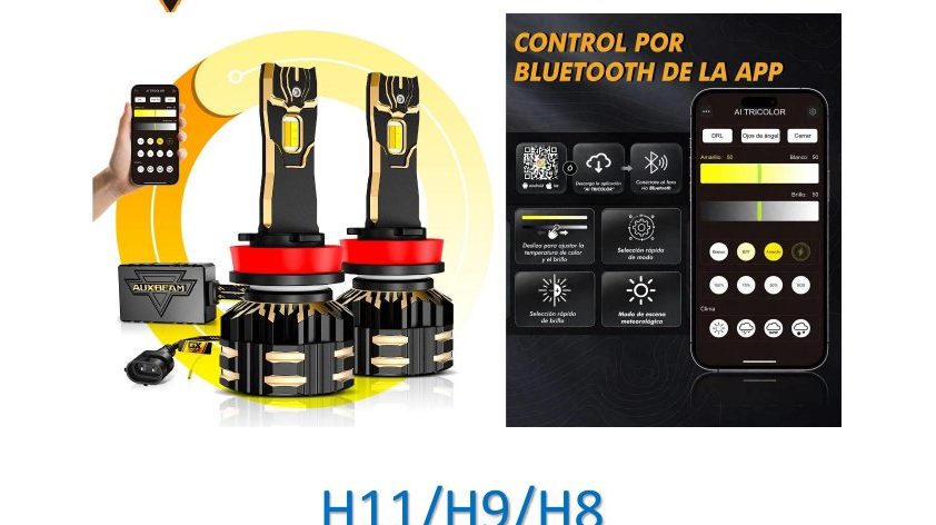 Bombilla LED GX Bi-Color — H11/H9/H8