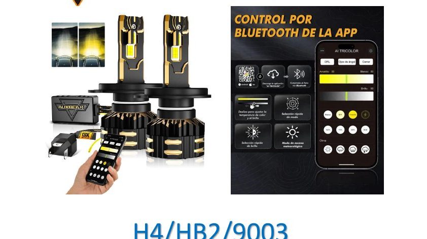 Bombilla LED GX Bi-Color — H4/HB2/9003