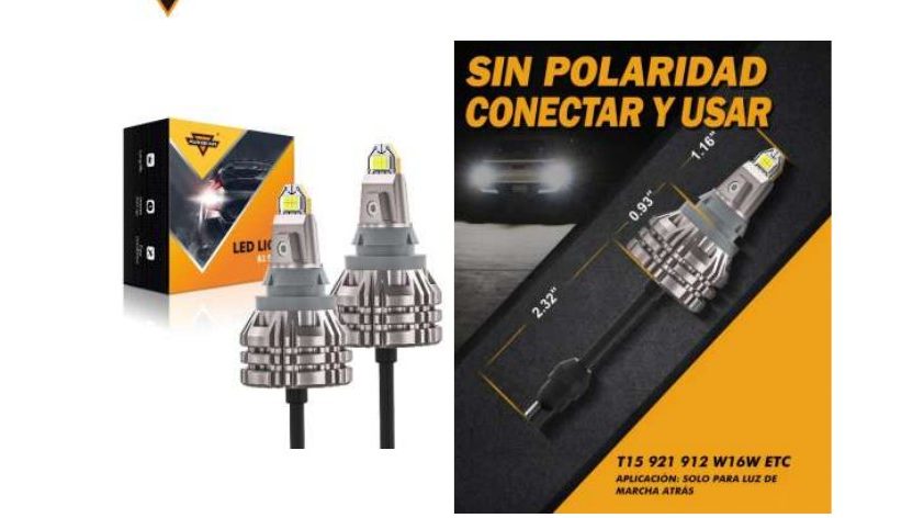 Bombilla Para Retroceso