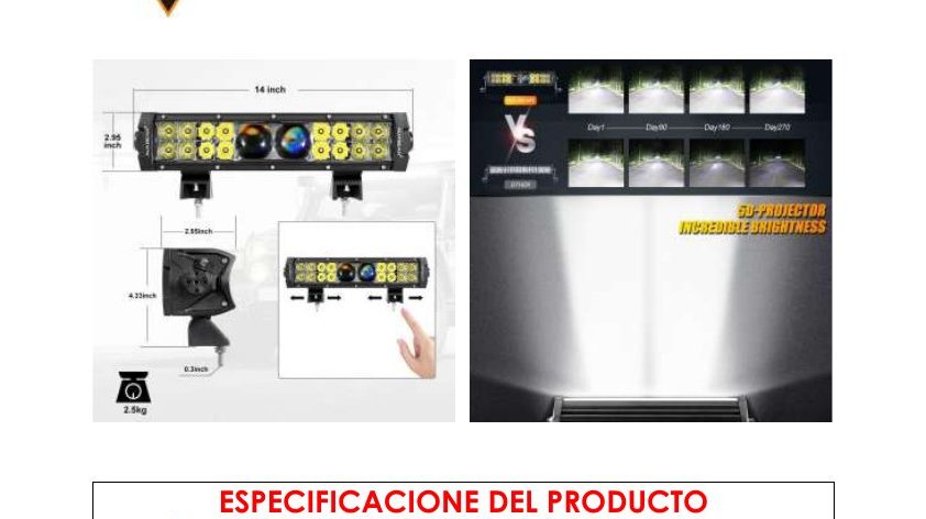 Barra LED 12” 5D-PRO