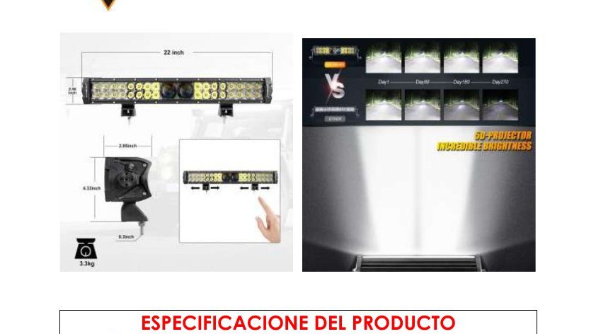 Barra LED 22” 5D-PRO