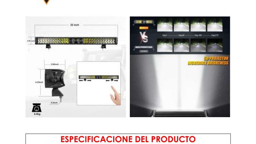 Barra LED 32” 5D-PRO